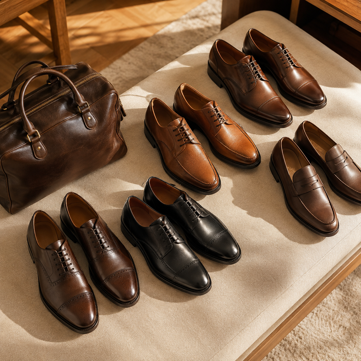 Handcrafted genuine leather shoes for men